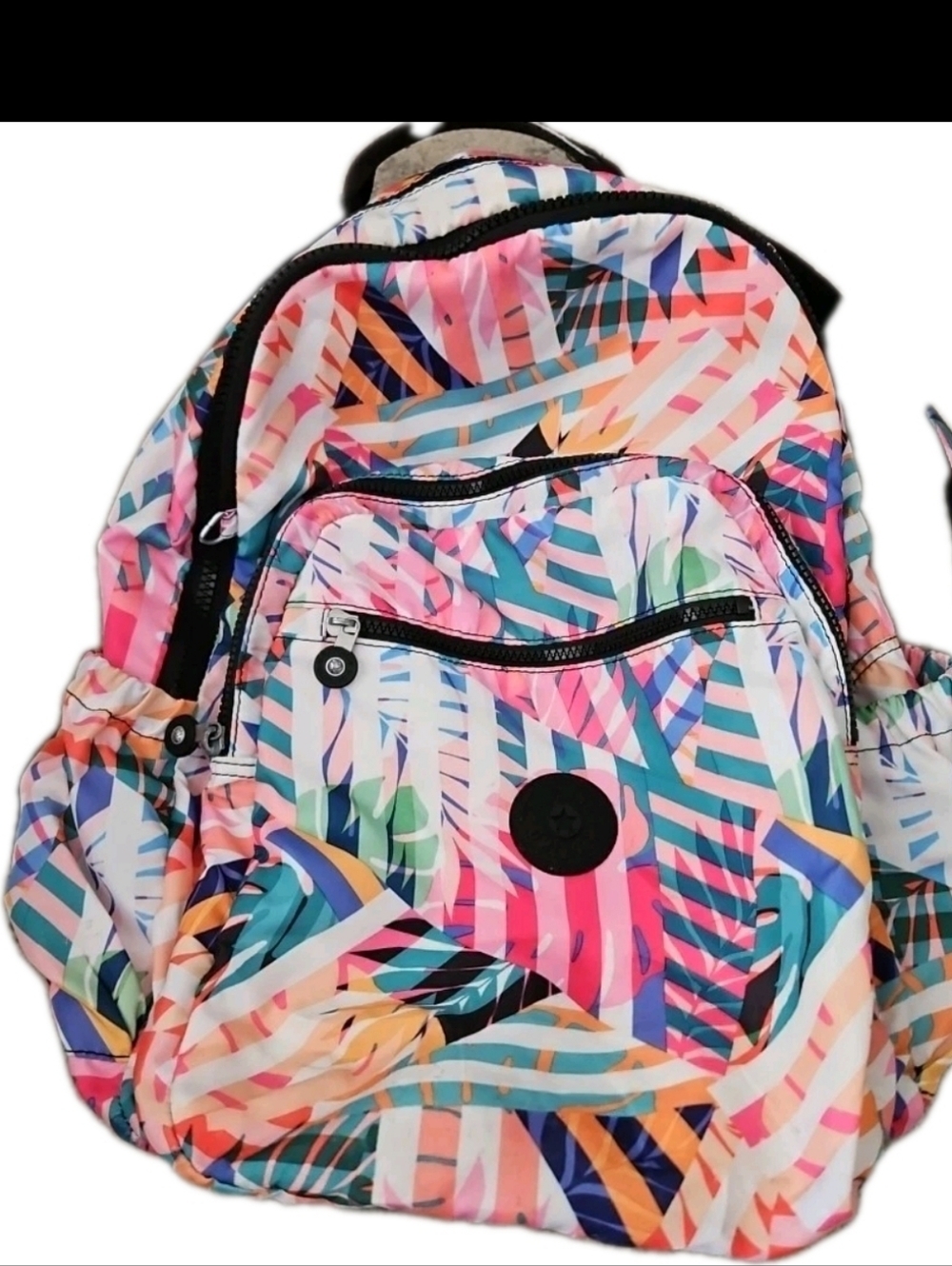 Kipling Unisex Colorful Seoul Laptop Padded Multi Pocket School Travel Backpack